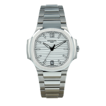 Patek Philippe Ladies Nautilus Silver Dial Stainless Steel 7118/1A-010