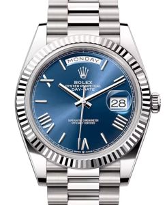 a2 rolex_day-date_40_white_gold_blue_roman_dial_fluted_bezel_president_bracelet_228239_-_new_picture
